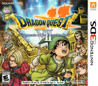 Dragon Quest VII - Fragments of the Forgotten Past (3DS) Box Art & Cover