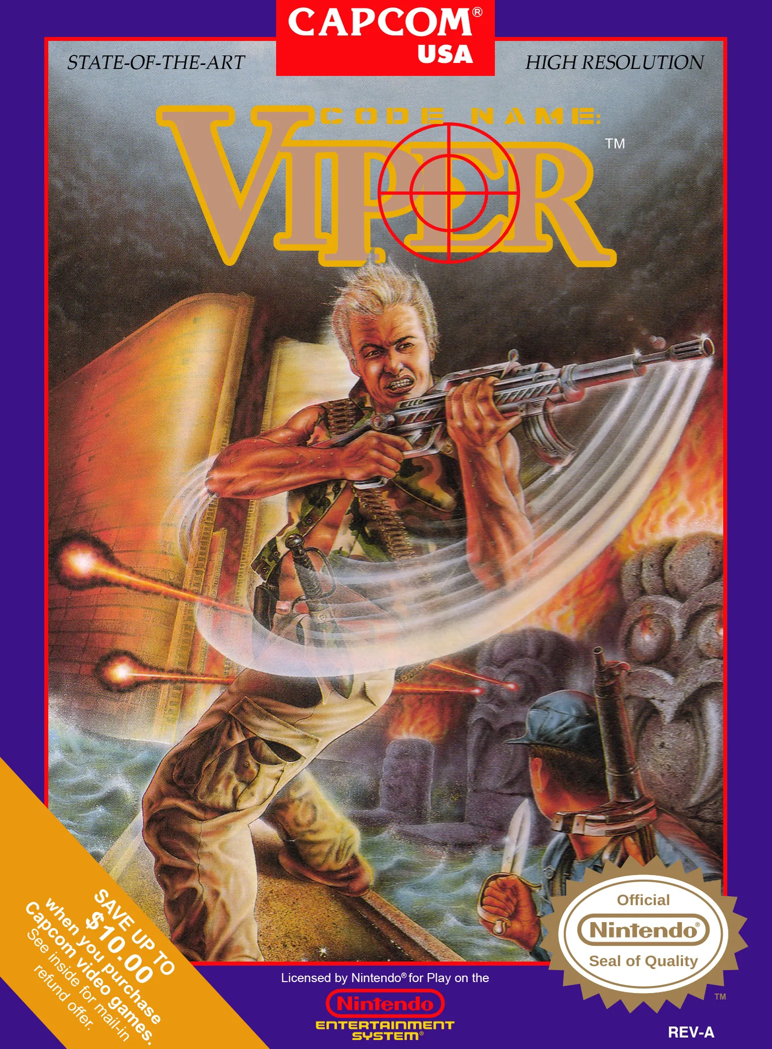 Code Name: Viper (NES) Box Art & Cover