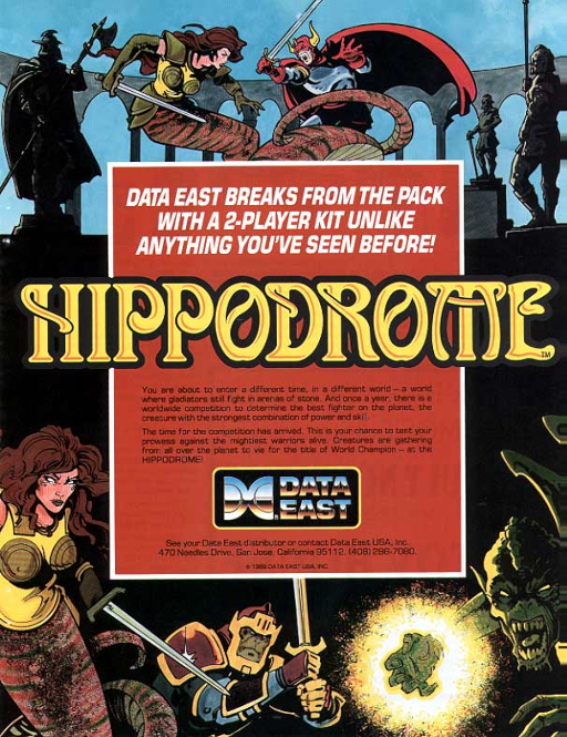 Hippodrome (US) (ARCADE) Box Art & Cover