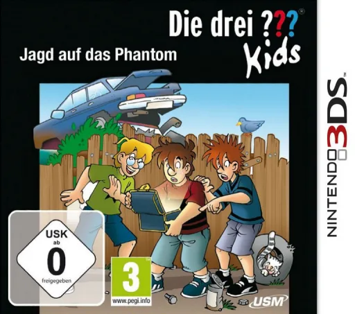 Die drei Fragezeichen Kids - Jagd auf das Phantom (3DS) Box Art & Cover