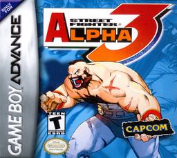 Street Fighter Alpha 3 (GBA) Box Art & Cover