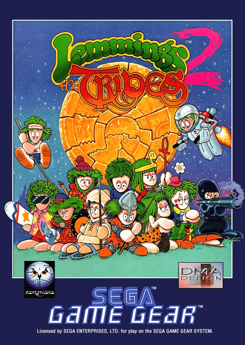 レミングス2 - ザ・トライブス (GAME GEAR) Box Art & Cover