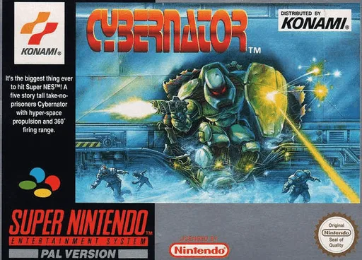 Cybernator (SNES) Box Art & Cover