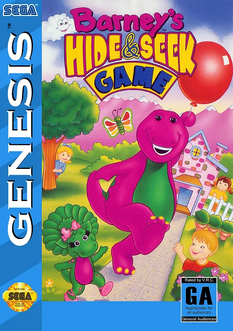 Barney's Hide & Seek Game (MD) Box Art & Cover