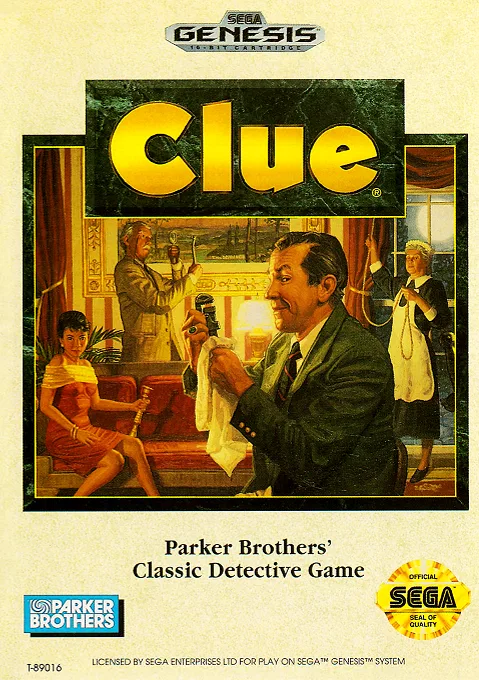 Clue (MD) Box Art & Cover