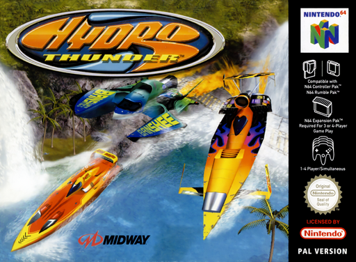 Hydro Thunder (N64) Box Art & Cover