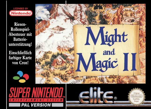 Might and Magic II (SNES) Box Art & Cover