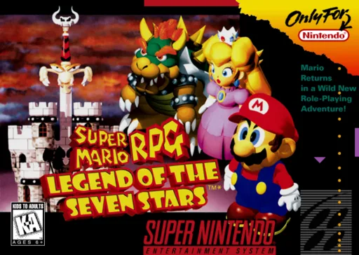Super Mario RPG - Legend of the Seven Stars (SNES) Box Art & Cover