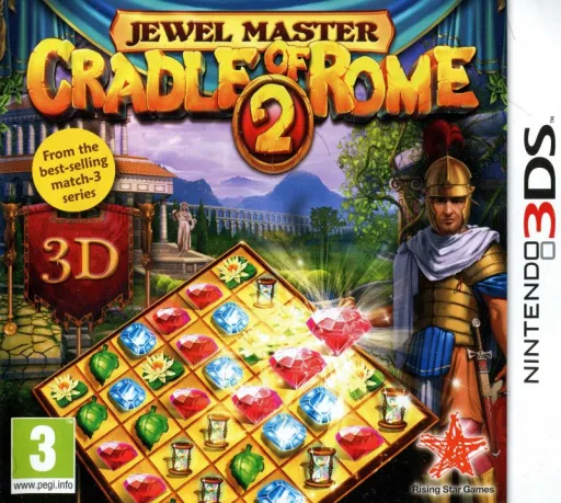 Jewel Master - Cradle of Rome 2 (3DS) Box Art & Cover