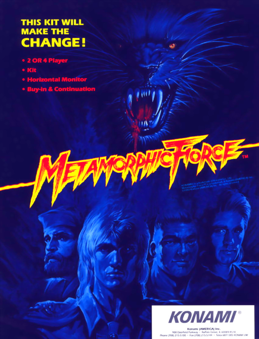 Metamorphic Force (ver EAA) (ARCADE) Box Art & Cover