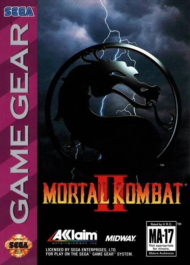 Mortal Kombat II (GAME GEAR) Box Art & Cover