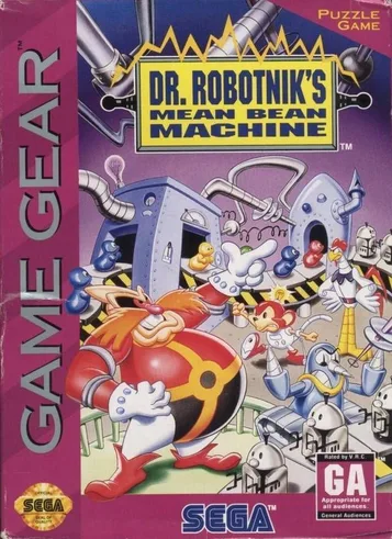 Dr. Robotnik's Mean Bean Machine (GAME GEAR) Box Art & Cover