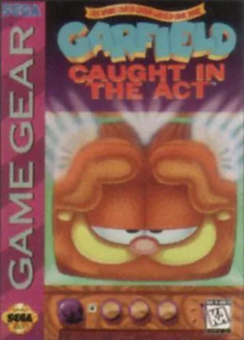 Garfield - Caught In The Act (GAME GEAR) Box Art & Cover