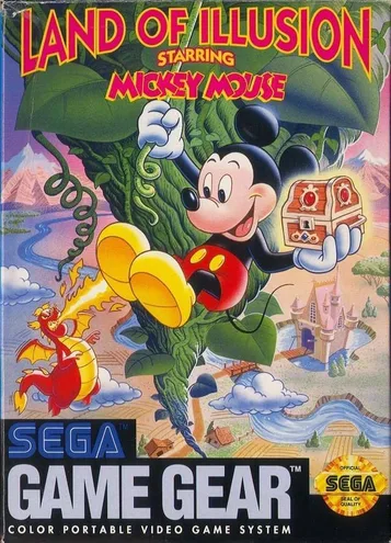 Land of Illusion Starring Mickey Mouse (GAME GEAR) Box Art & Cover