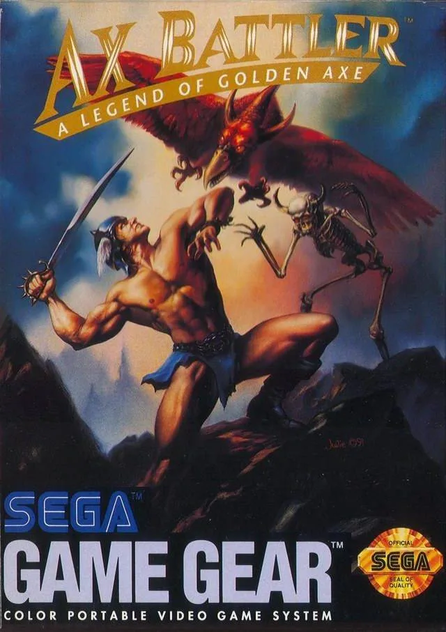 Ax Battler - A Legend Of Golden Axe (V1.5) [b1] (GAME GEAR) Box Art & Cover