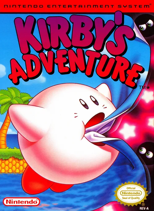 Kirby's Adventure (NES) Box Art & Cover