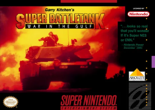 Super Battletank (SNES) Box Art & Cover