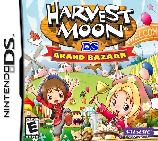 Harvest Moon DS - Grand Bazaar (DS) Box Art & Cover