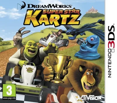 DreamWorks Super Star Kartz (3DS) Box Art & Cover