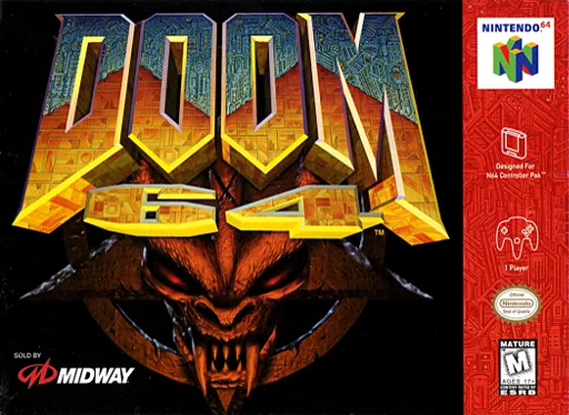 Doom 64 (N64) Box Art & Cover