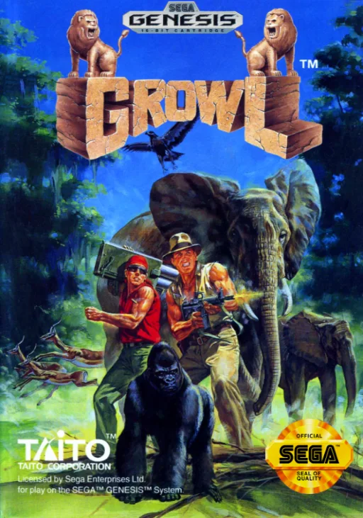 Growl (MD) Box Art & Cover