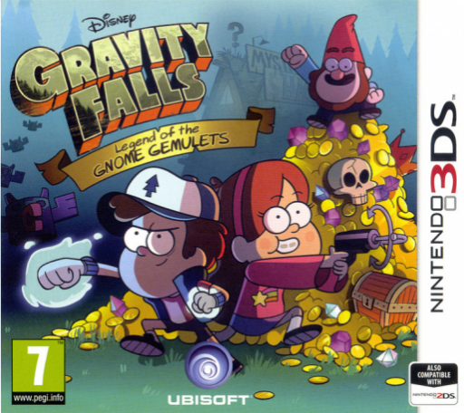 Gravity Falls: Legend of the Gnome Gemulets (3DS) Box Art & Cover