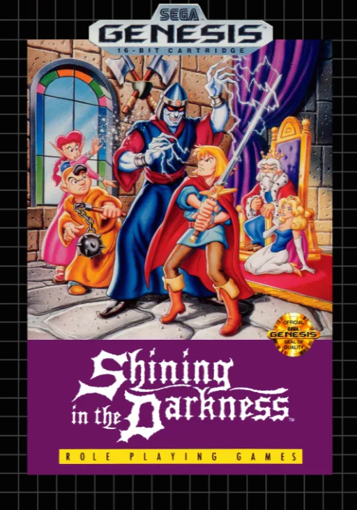 Shining in the Darkness (MD) Box Art & Cover