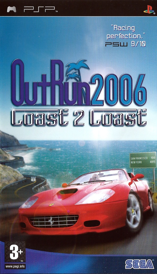 아웃런 2006: 코스트 2 코스트 (PSP) Box Art & Cover