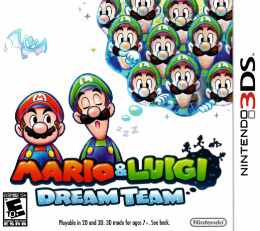 Mario & Luigi: Dream Team (3DS) Box Art & Cover