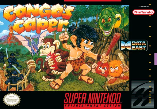 Congo's Caper (SNES) Box Art & Cover