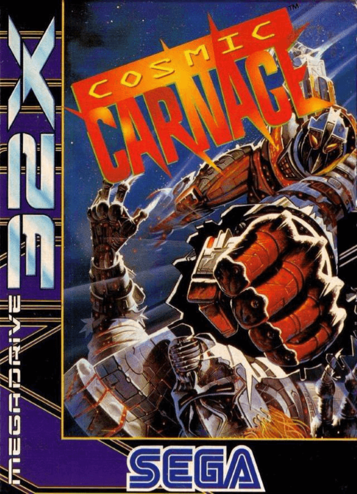 Cosmic Carnage (32X) Box Art & Cover
