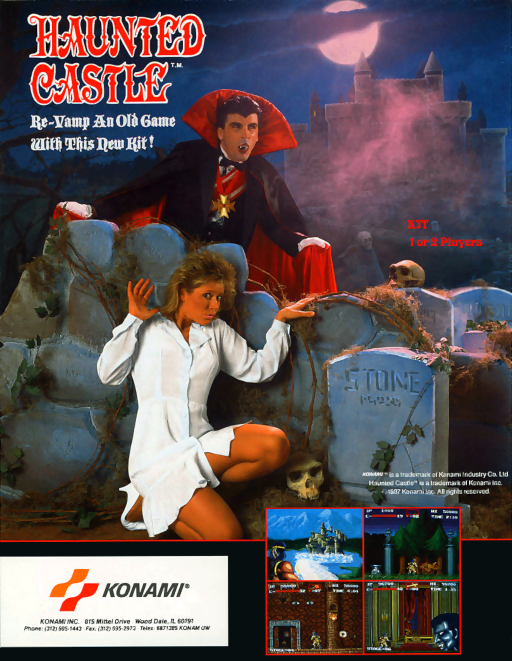 Haunted Castle (version M) (ARCADE) Box Art & Cover