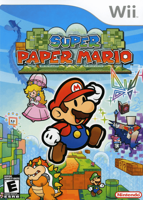 Super Paper Mario (WII) Box Art & Cover