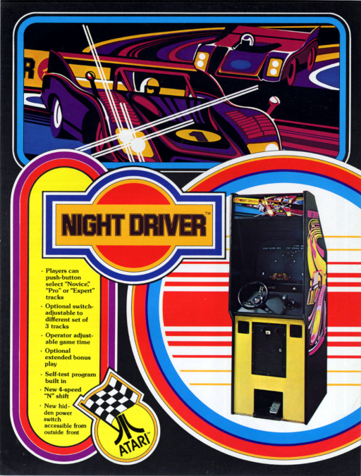 Night Driver (ARCADE) Box Art & Cover