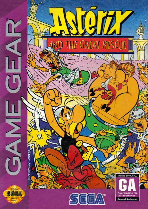 Asterix and the Great Rescue (MD) Box Art & Cover