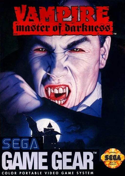 Vampire - Master of Darkness (GAME GEAR) Box Art & Cover