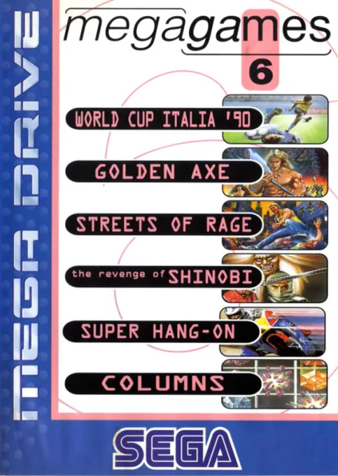 Mega Games 6 (MD) Box Art & Cover