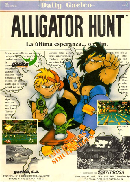 Alligator Hunt (World, protected, checksum 2B34128B) (ARCADE) Box Art & Cover