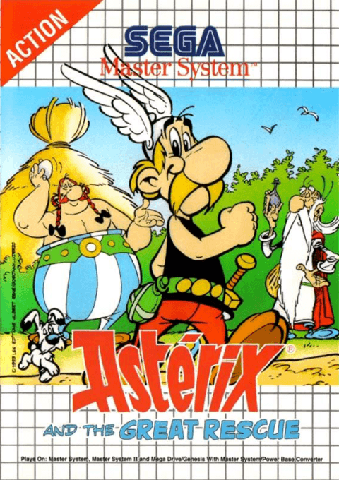 Asterix And The Great Rescue (SMS) Box Art & Cover