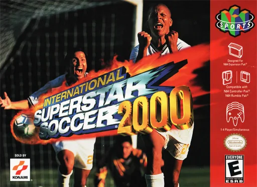 International Superstar Soccer 2000 (N64) Box Art & Cover