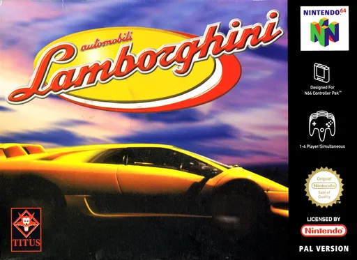 Lamborghini Racer (N64) Box Art & Cover