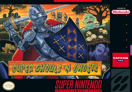 Super Ghouls 'N Ghosts (SNES) Box Art & Cover