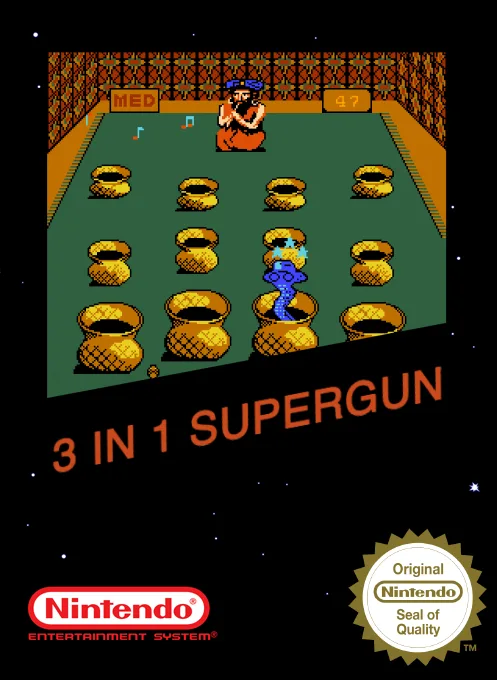 3 in 1 Supergun (NES) Box Art & Cover