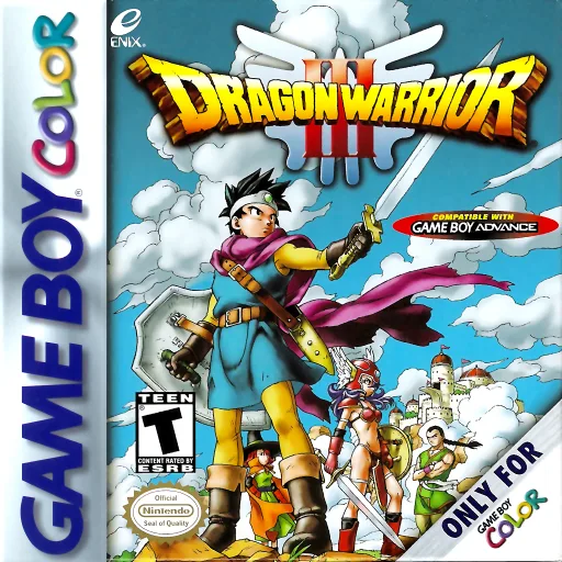 ドラゴンクエストIII (GBC) Box Art & Cover