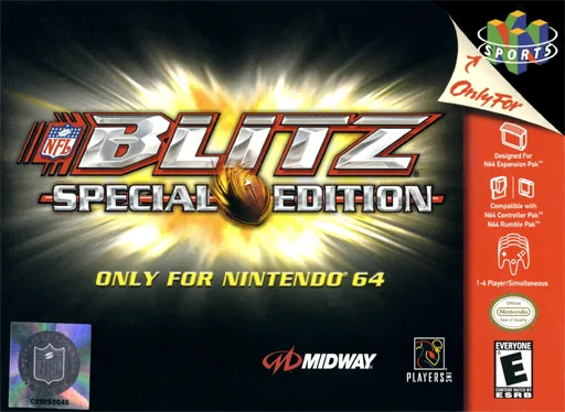 Rugby Blitzkrieg: Special Edition (N64) Box Art & Cover