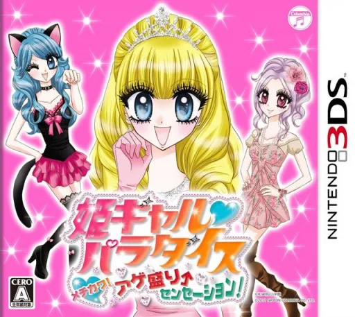 Hime Girl Paradise - Mechikawa! Agemori Sensation! (3DS) Box Art & Cover