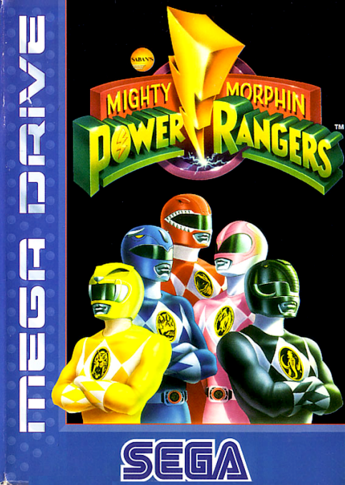 Mighty Morphin Power Rangers (MD) Box Art & Cover