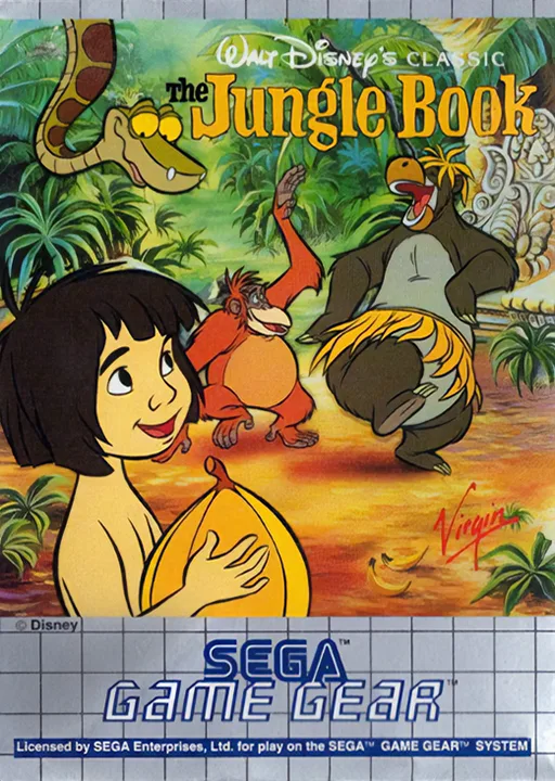 Jungle Book, The (Mar 1994) (GAME GEAR) Box Art & Cover