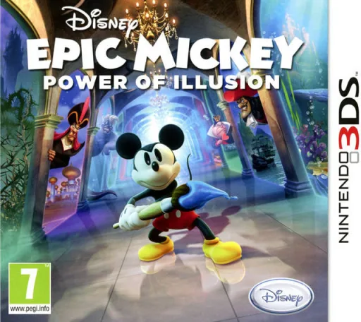 Disney Epic Mickey - Power of Illusion (3DS) Box Art & Cover