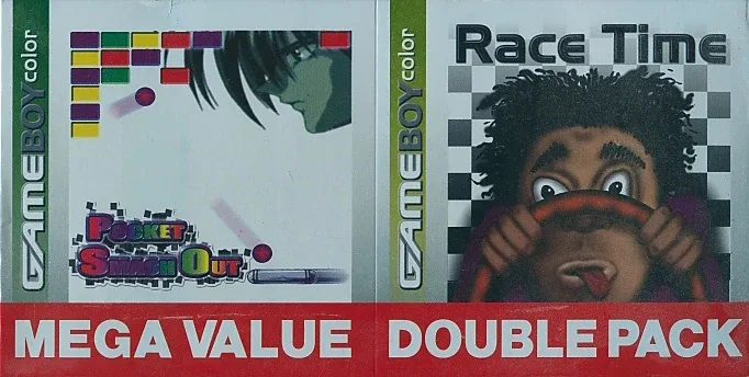 Pocket Smash Out & Race Time (GBC) Box Art & Cover